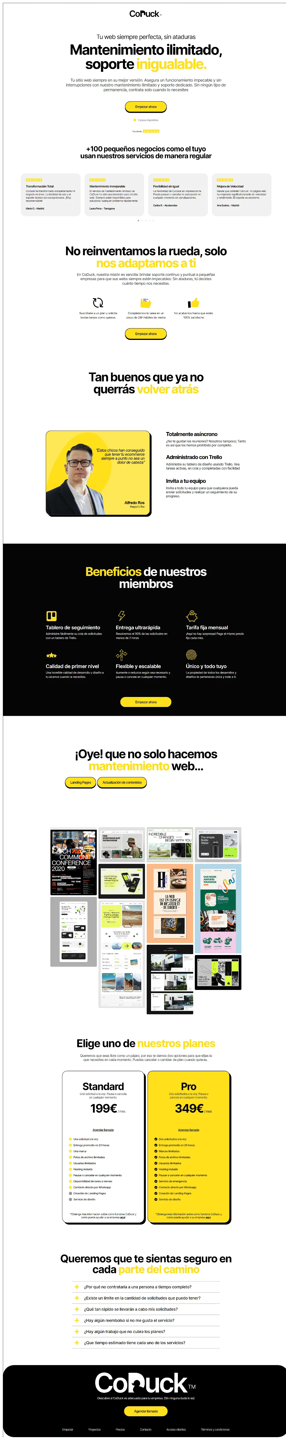 Captura completa de la web: CoDuck