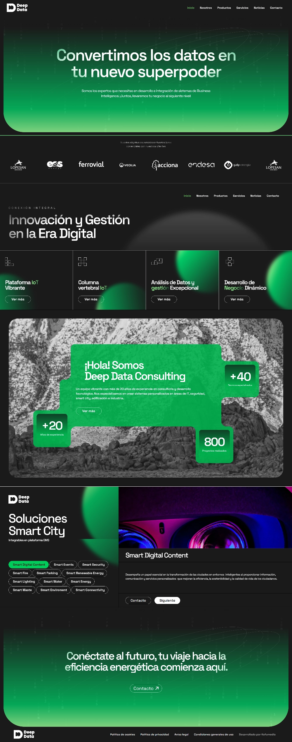 Captura completa de la web: Deep Data